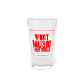 WMTM Podcast Logo Pint Glass, 16oz