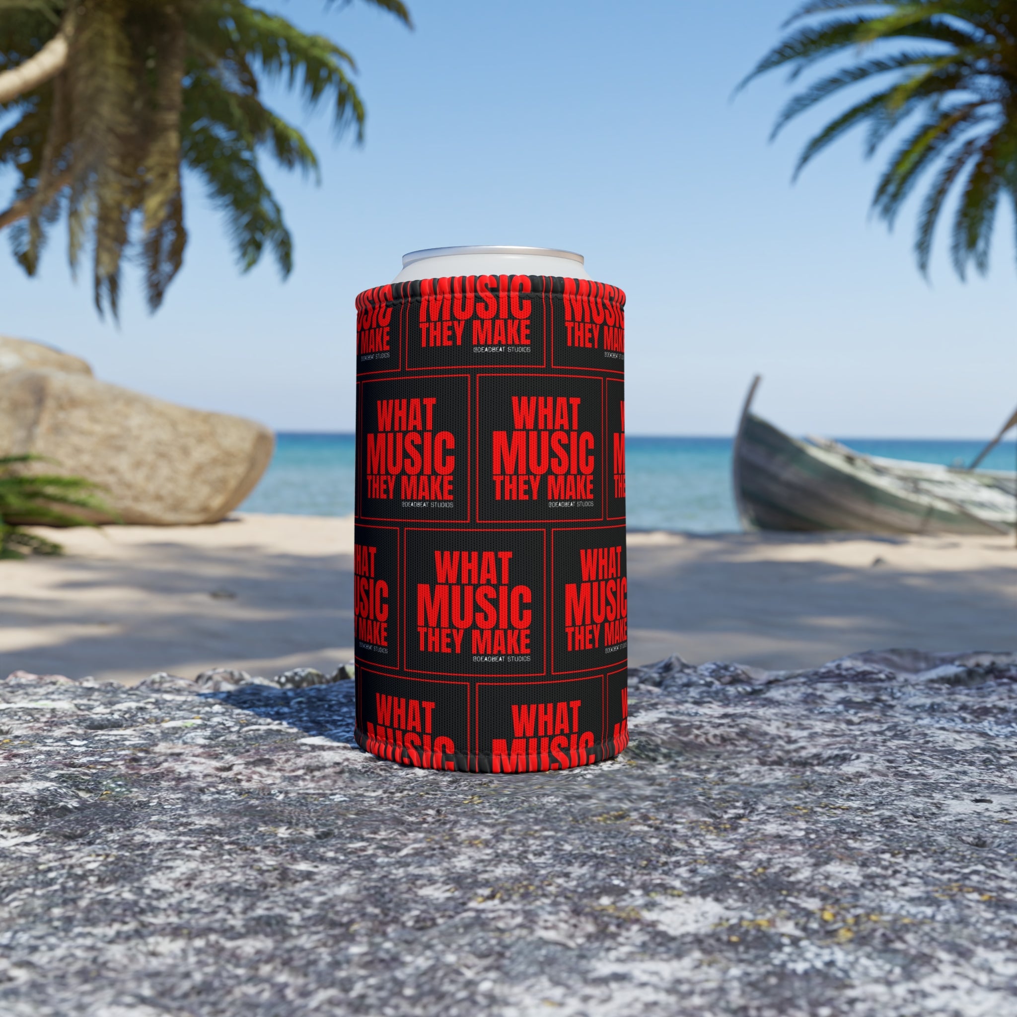 WMTM Podcast Logo Drink Sleeve