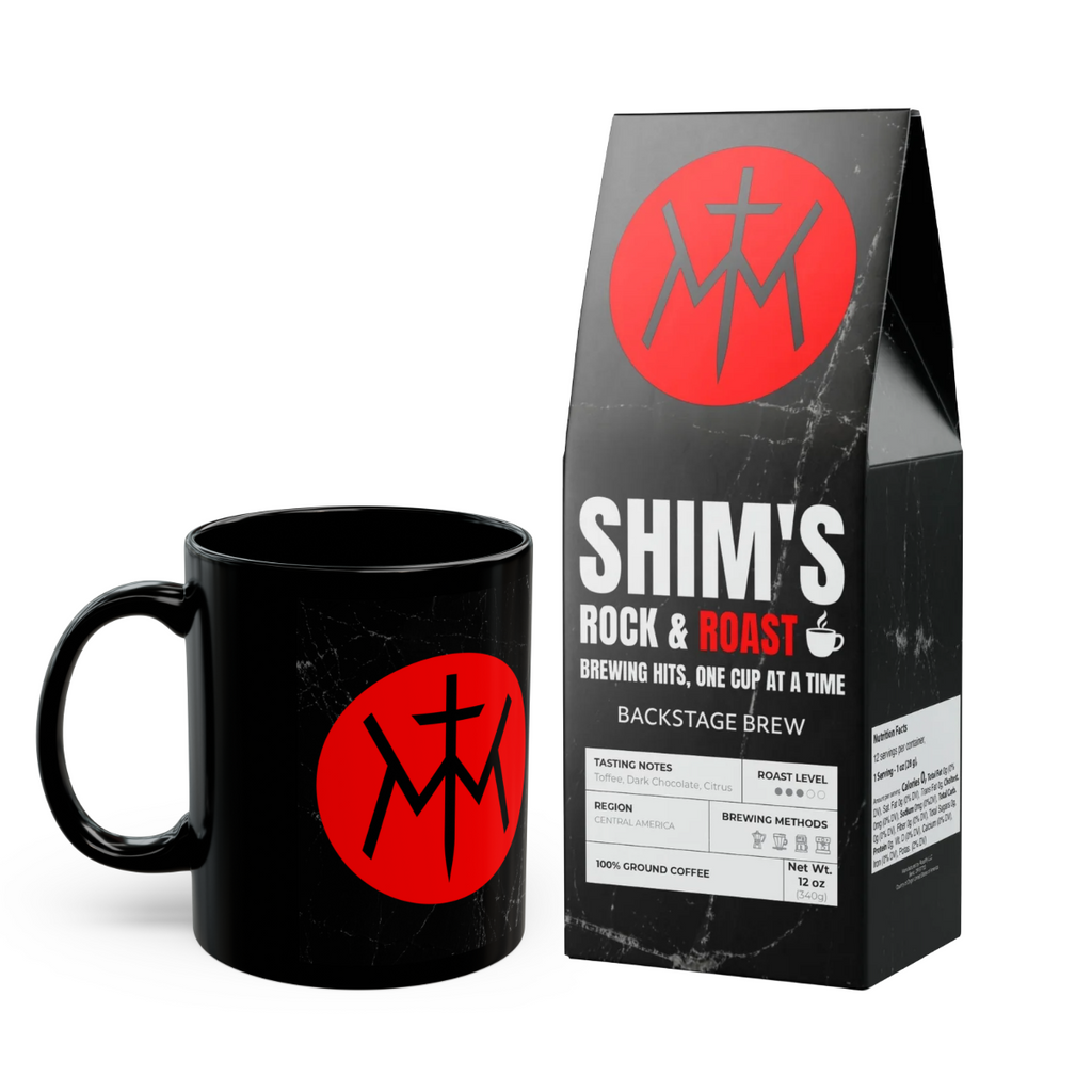 Shim's Rock & Roast Coffee Blend with Mug Bundle